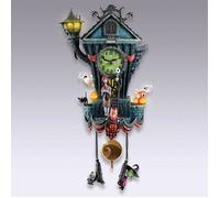 Nouvelle personnalité Jésus regardant l'horloge Horloge murale artificielle de Noël Résine Artisanat Pendentif Halloween Cadeau de