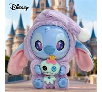 Nouvelle série Disney Stitch Eat Sleep, pendentif en vinyle, mignonne poupée en peluche, boîte mystère, accessoires de cosplay, cadeau de vacances hidden-With box