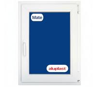 Nouvelle version 2025 - Fenêtre PVC renforcée 600x800 blanche oscillo-battante droite | Mat