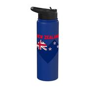 Nouvelle-Zélande Heart Love New Zealand Proud New Zealand Stainless Steel Insulated Water Bottle