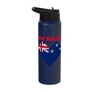 Nouvelle-Zélande Heart Love New Zealand Proud New Zealand Stainless Steel Insulated Water Bottle