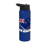 Nouvelle-Zélande Heart Love New Zealand Proud New Zealander NZ Stainless Steel Insulated Water Bottle