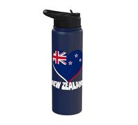 Nouvelle-Zélande Heart Love New Zealand Proud New Zealander NZ Stainless Steel Insulated Water Bottle