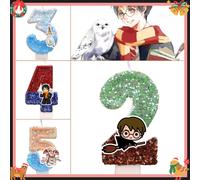 Nouvelles Bougies Chiffres Magiques pour Gâteau d'Anniversaire et de Noël, Décoration de Gâteau Anniversaire Thème Dessin Animé, Chiffres 0-9 A8