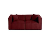 Lisa design canapé Nova modulable - Rouge