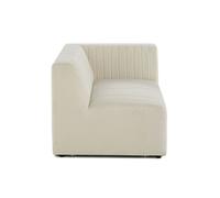 Nova - module d'assise droit - en velours - Beige