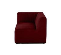 Lisa design canapé Nova velours - Rouge