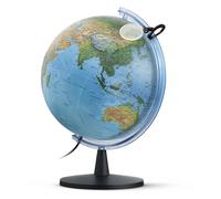 Globe Elite lumineux, globe physique et politique, 40 cm