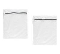 NOVAGO Lot de 3 Filets à Linge en Taille S (30x40 cm) - Sacs de Lavage pour Lingerie - Maille Résistante avec une Fermeture Éclair