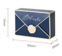 NOVAGO- Lot de 6 mini petites boites à cadeau/bijoux/bonbons/dragées en carton papier avec les motifs (Multicolore 4) G