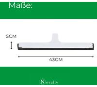 Novaliv 10x raclette à carrelage douche sol avec manche raclette à eau pour sol jardin bain terrasse voiture raclette à eau sol piscine raclette à eau large XXL