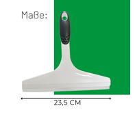 Novaliv 10x raclette de douche 23,5 cm Blanc poignée ergonomique raclette à eau douche raclette à vitre raclette à verre salle de bain accressoires raclette de mur de douche raclette de salle de bain 