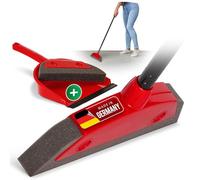 Novaliv Balai en mousse avec manche à piquer et balayette - Set de balais de coiffeur - Balai à picots en caoutchouc - Pour l'intérieur - Balai à tapis - Raclette de sol - Balai magique