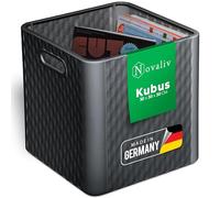 Novaliv Boîte de rangement Kallax 30 x 30 x 30 cm Idéale pour étagère Kallax 30 x 30 cm Boîte pliante