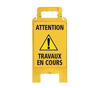 Novap Chevalet Signalisation ''Travaux en cours''