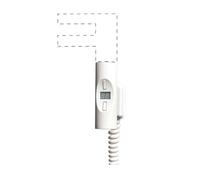 Novaservis - Barre chauffante avec thermostat, 300 W, blanc GZNEW3WH