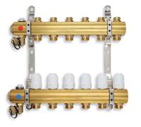 Novaservis - Collecteur avec vannes de contrôle, thermostatiques et mécaniques, 3 circuits RZ03S