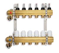 Novaservis - Collecteur avec vannes thermostatiques, rég. avec vannes de débit mécaniques, 12 circuits RZP12S
