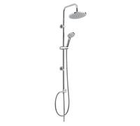 Novaservis - Colonne de douche, douche de tête et douche à main avec support et flexible, hauteur 106 cm, chrome SET030,0