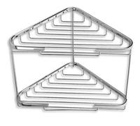 Novaservis - Double étagère d’angle, grande, chrome 6070,0