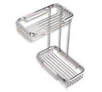 Novaservis - Double étagère petite, de faible hauteur L, chrome 6074,0
