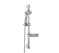 Novaservis - Ensemble de douche avec barre, support, flexible et douche à main, chrome KIT869,0