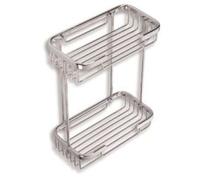 Novaservis - Etagère double petite basse, chromée 6073,0