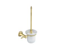 Novaservis Ferro Antica - Brosse de toilette murale avec support, verre dépoli/bronze AAI14BR