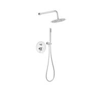 Novaservis Ferro Ciriculus - Set de douche avec mitigeur encastré, avec corps d’encastrement, diamètre 20 cm, chrome BCK7P-SET1-S