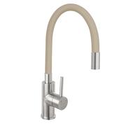Novaservis Ferro - Mitigeur d’évier avec bras flexible, beige/inox 70710,4BE