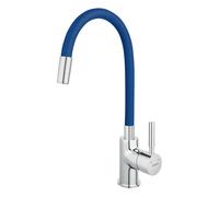 Novaservis Ferro - Mitigeur d’évier avec bras flexible, bleu/chrome 70710,0MD