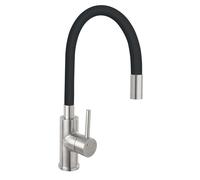 Novaservis Ferro - Mitigeur d’évier avec bras flexible, noir/inox 70710,4C
