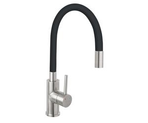 Novaservis Ferro - Mitigeur d’évier avec bras flexible, noir/inox 70710,4C