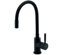 Novaservis Ferro - Mitigeur d’évier avec bras flexible, noir mat 70710,5