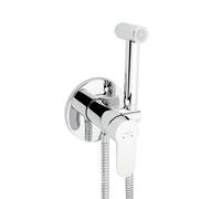 Novaservis Ferro Nostris - Mitigeur de bidet encastré, avec douchette et corps d'encastrement, chrome BNS66P