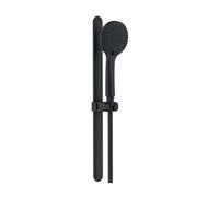 Novaservis Ferro Nostris - Set pomme de douche, barre et flexible, 3 jets, noir N99BL