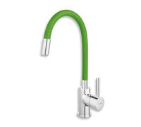 Novaservis Ferro - Robinetterie d’évier avec bec flexible, vert/chrome 70710,0Z
