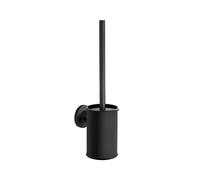 Novaservis Ferro Smile - Balayette WC murale avec support, noire ASM14BL