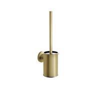 Novaservis Ferro Smile - Brosse WC avec support mural, or brossé ASM14BG