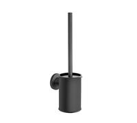 Novaservis Ferro Smile - Brosse WC murale avec support, gun metal ASM14GM