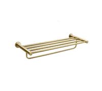Novaservis Ferro Smile - Porte-serviette avec étagère, longueur 63 cm, or brossé ASM35BG