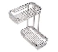 Novaservis Gamme d'articles métalliques - Petite étagère double basse L, chrome 6074,0