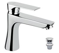 Novaservis - Mélangeur lavabo Novaservis Algeo Square avec clic-clamp chrome BAQ2