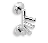 Novaservis Metalia 11 - Patère à trois crochets, pivotante, chrome 0181,0