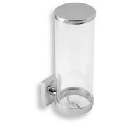 Novaservis Metalia 12 - Distributeur de tampons démaquillants, verre/chrome 0272,0