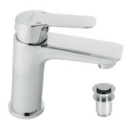 Novaservis Metalia 54 - Mitigeur de lavabo avec bonde Click-Clack, Eco, chrome 54002,0