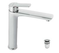 Novaservis Metalia 54 - Mitigeur de lavabo avec bonde Click-Clack, Eco, chrome 54503,0