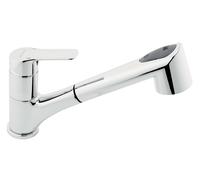 Novaservis Metalia 54 - Mitigeur d'évier avec douchette extractible, chrome 54081,0