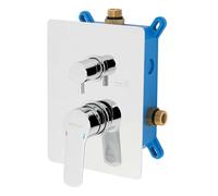 Novaservis Metalia 54 - Mitigeur encastré avec 2 sorties et corps d’encastrement, chrome BOX54051R,0