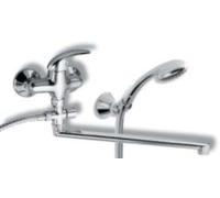 Novaservis Metalia 55 - Robinetterie de baignoire murale complète, chrome 55072,0